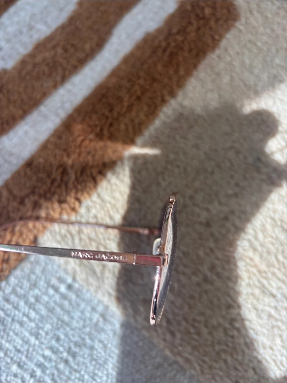 Marc Jacob’s Classic Rose Gold Aviator Sunglasses - Women